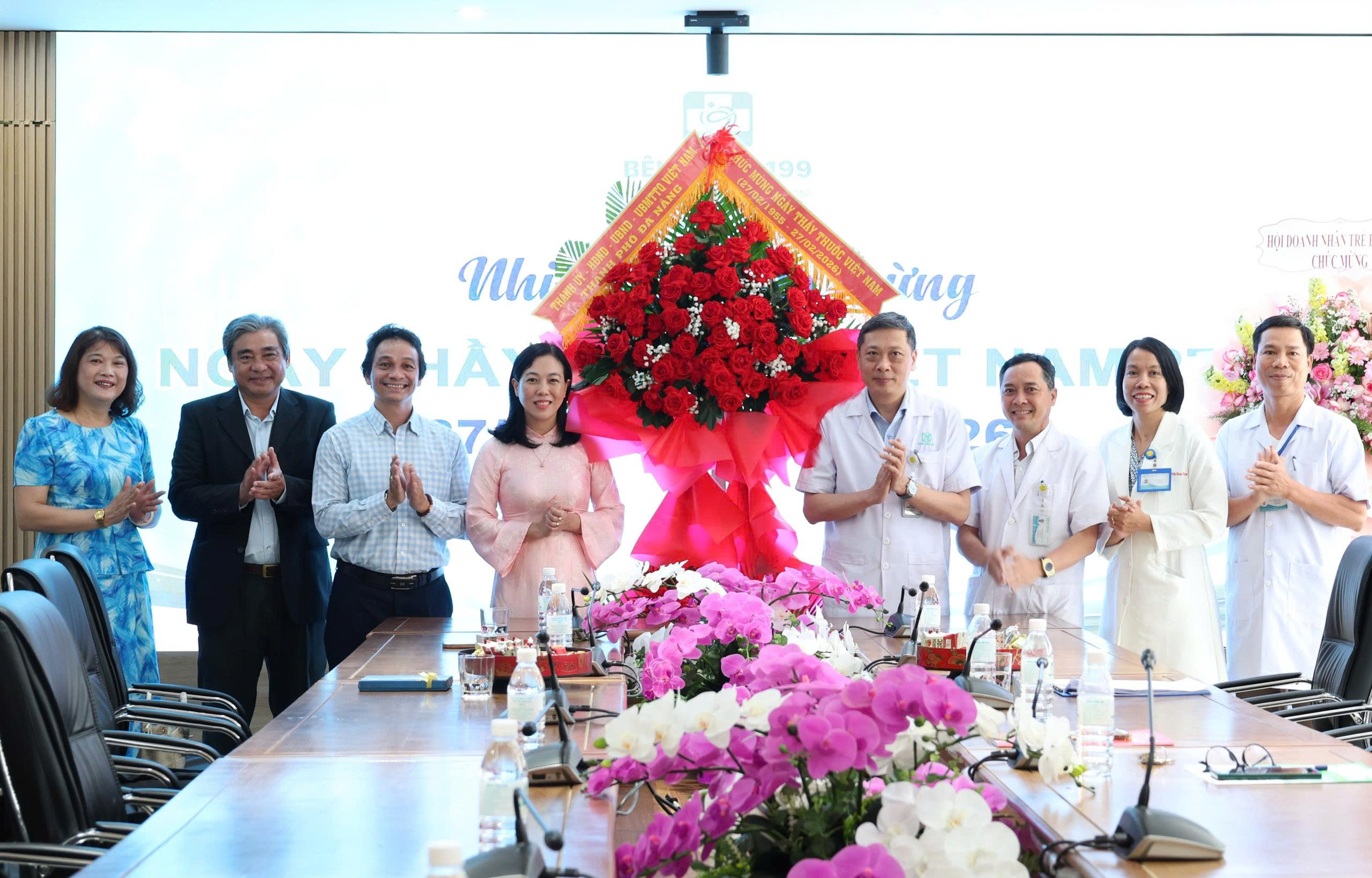 Bệnh viện 199 vinh dự đón tiếp nhiều đoàn công tác đến chúc mừng ngày thầy thuốc 27/2